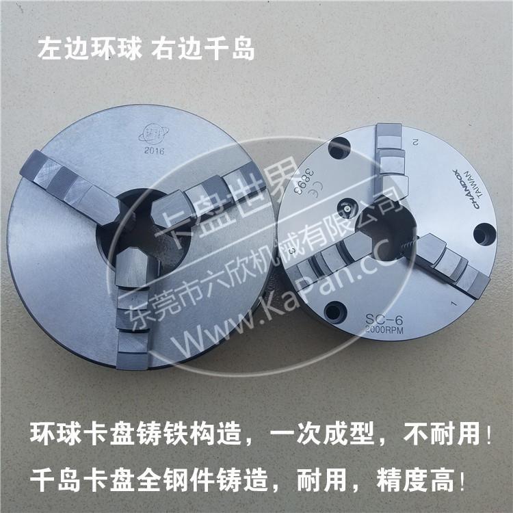 環球卡盤和千島卡盤對比有什么區別